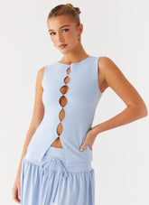 Dawn Drift Top - Blue