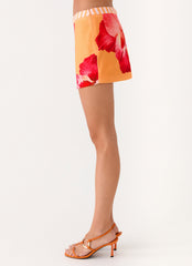 Kalya Mini Skirt - Orange