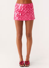 Movie Star Mini Skirt - Fuschsia