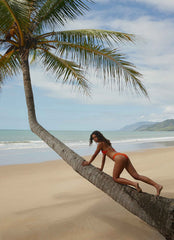 Saint Lucia Bikini Top - Orange