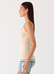 Lion Heart Knit Mini Dress - Ivory